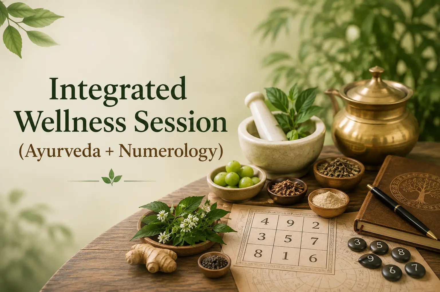 Man getting ayurvedic treatment